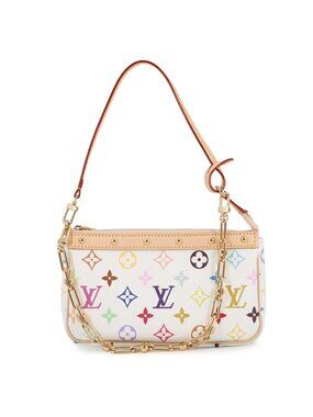 Louis Vuitton Monogram Multicolor LV TM Pouch Mini Bag 2-Way Takashi Murakami